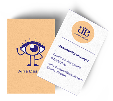 Carte de visite Community Manager de Charlotte Aertgeerts