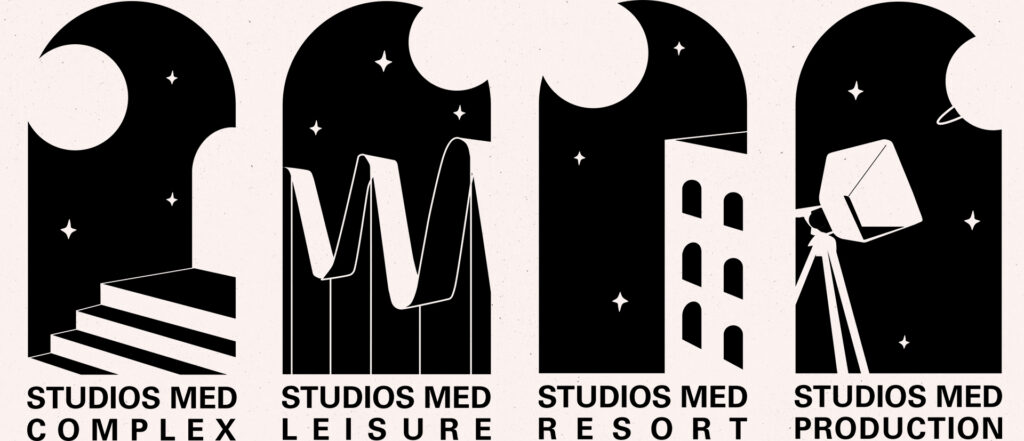 déclinaison des logos de studio med complex